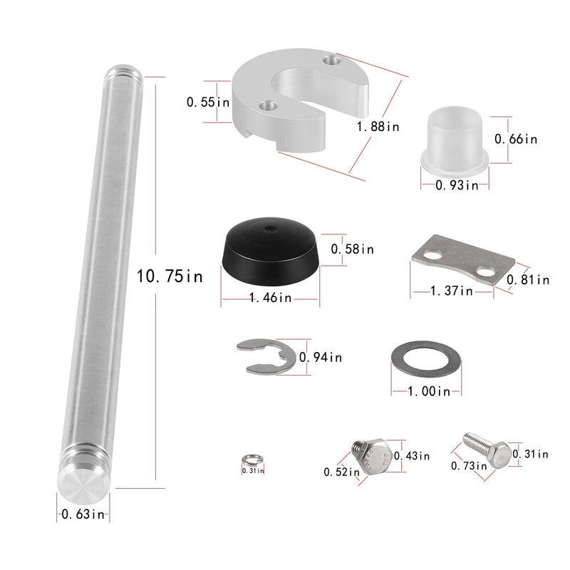 9B-116 Trim Cylinder Pin Cap Bushing Hardware Kit for MerCruiser Alpha 1 Gen 2