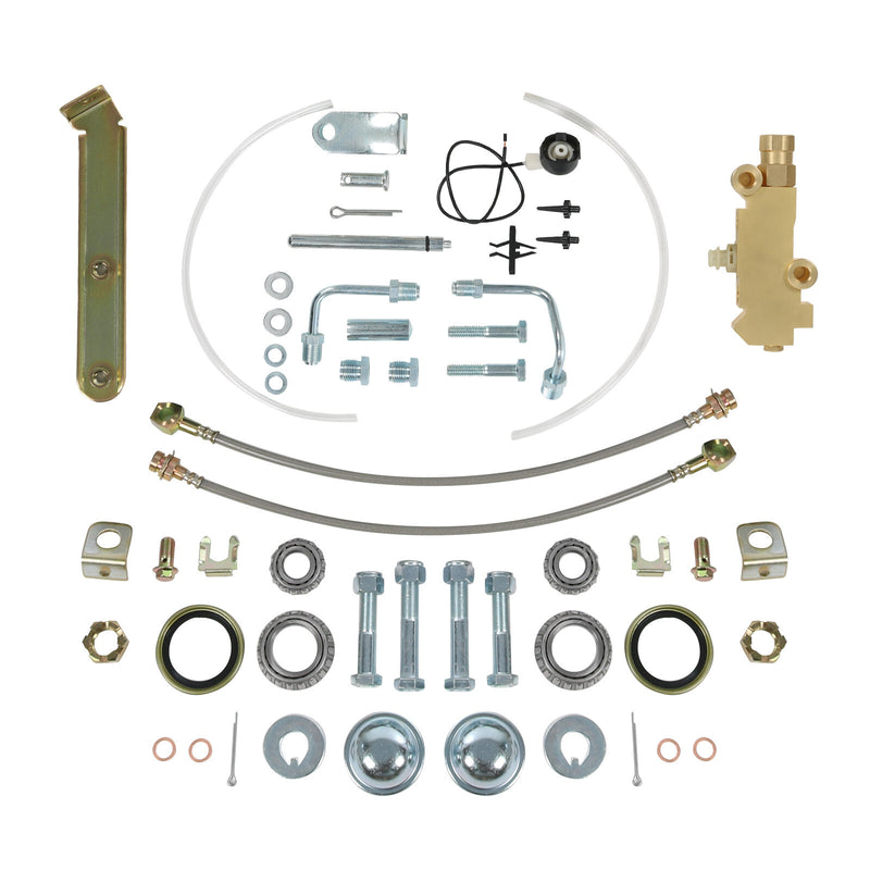 Power Disc Brake Conversion Kit Drilled Slotted Rotors for Camaro 1967-1969