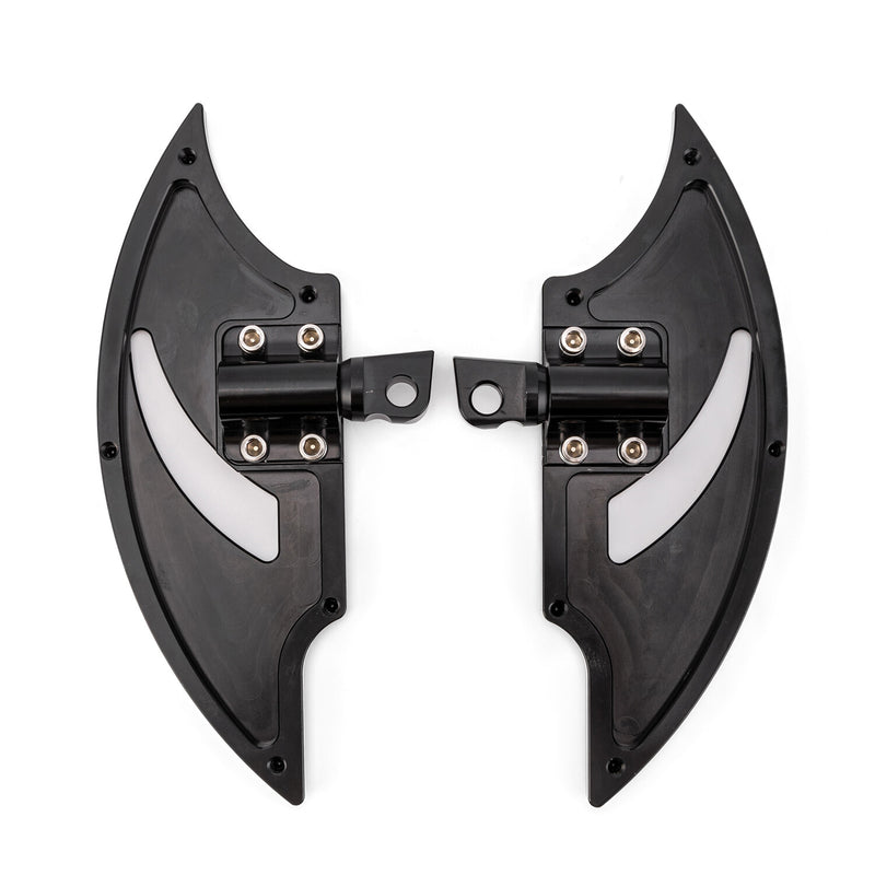 Driver & Passenger Foot Floorboards Pegs Pedal Set for Harley Softail Touring