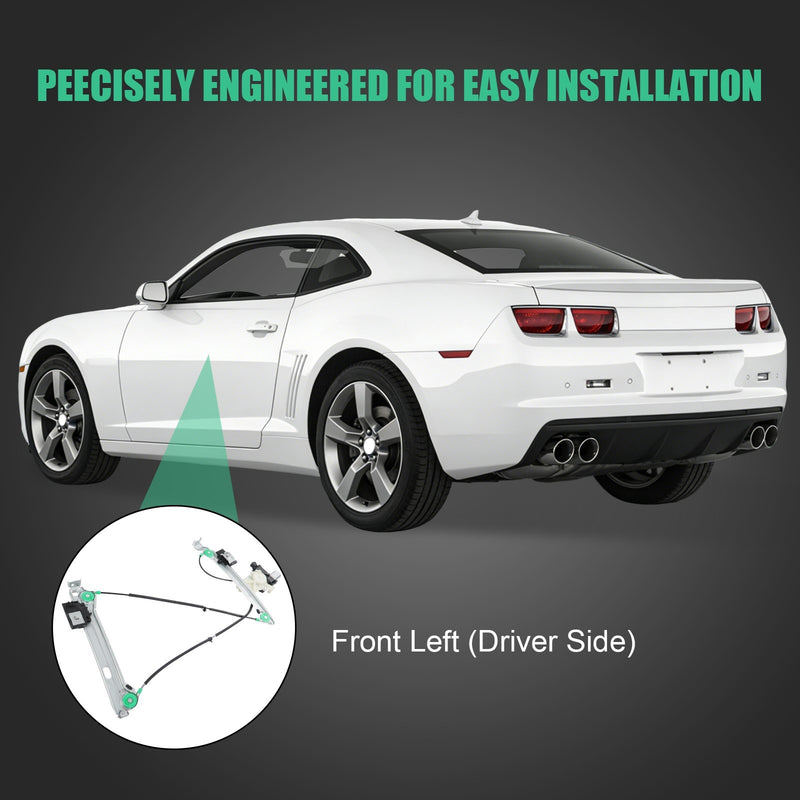Power Window Motor and Regulator Assembly for Chevrolet Camaro 2011-2015