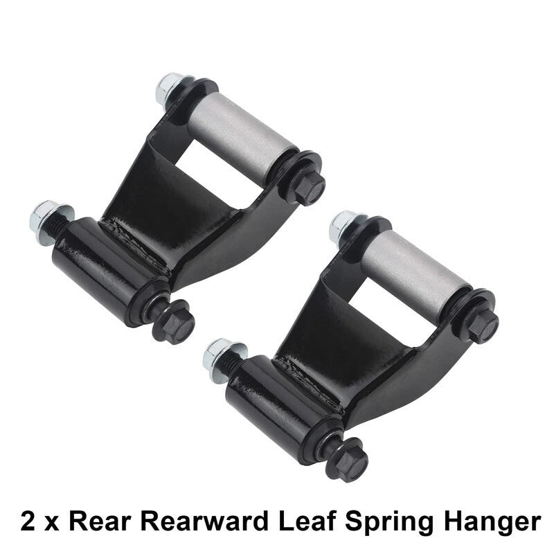 Rear Leaf Spring Hanger Bracket Shackle Set for Ford Ranger Mazda 2Pcs