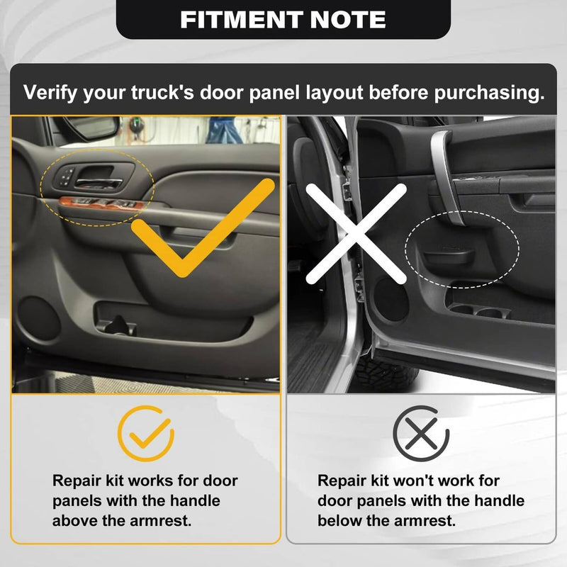 80994 Right Door Panel Handle Armrest Repair for GMC Sierra Chevrolet