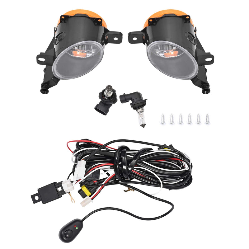Clear Lens Bumper Fog Light Driving Lamp for Chevy Malibu 2013-2015 LH RH Pair