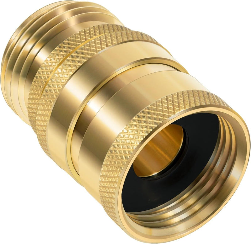 22729 Hose Quick Disconnect Set Heavy Duty Brass 3/4 Inch GHT Male Female
