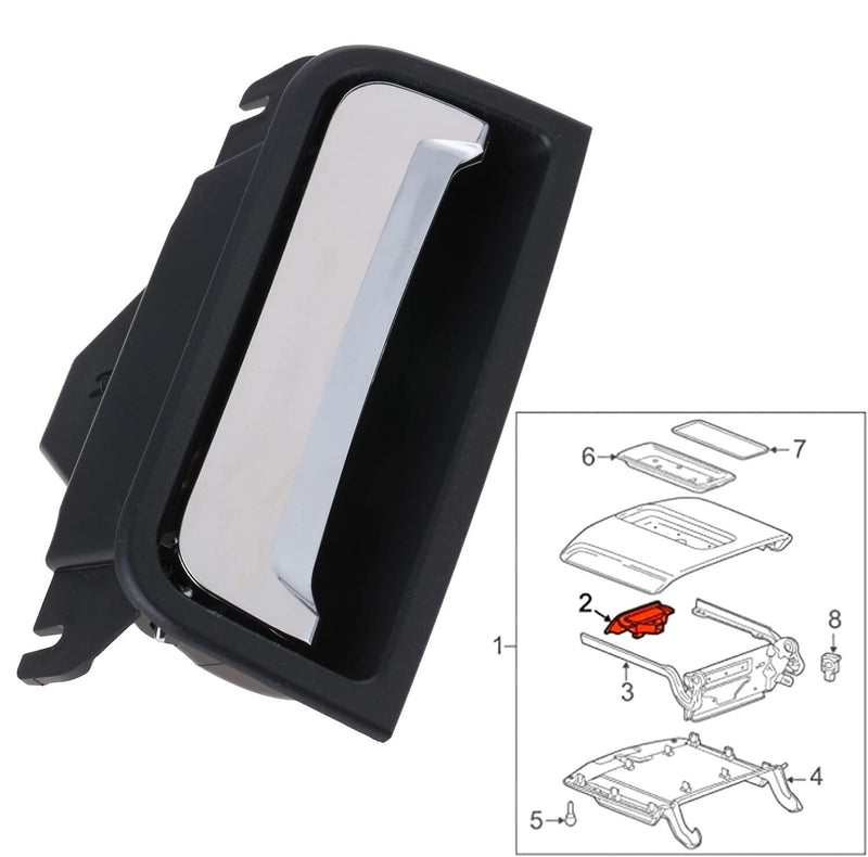 22861304 Center Console Armrest Latch Handle Plate for 2014-2020 Chevrolet GMC