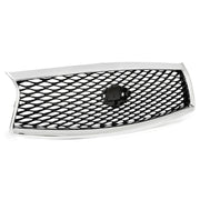 DURAFORCE Front Bumper Grille Grill Assembly for Infiniti Q50 2014 2015 2016 2017 Chrome