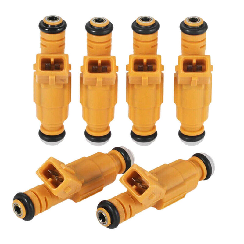 0280155710 Fuel Injectors 6pcs for Jeep Cherokee 4.0L EV1 4 Hole
