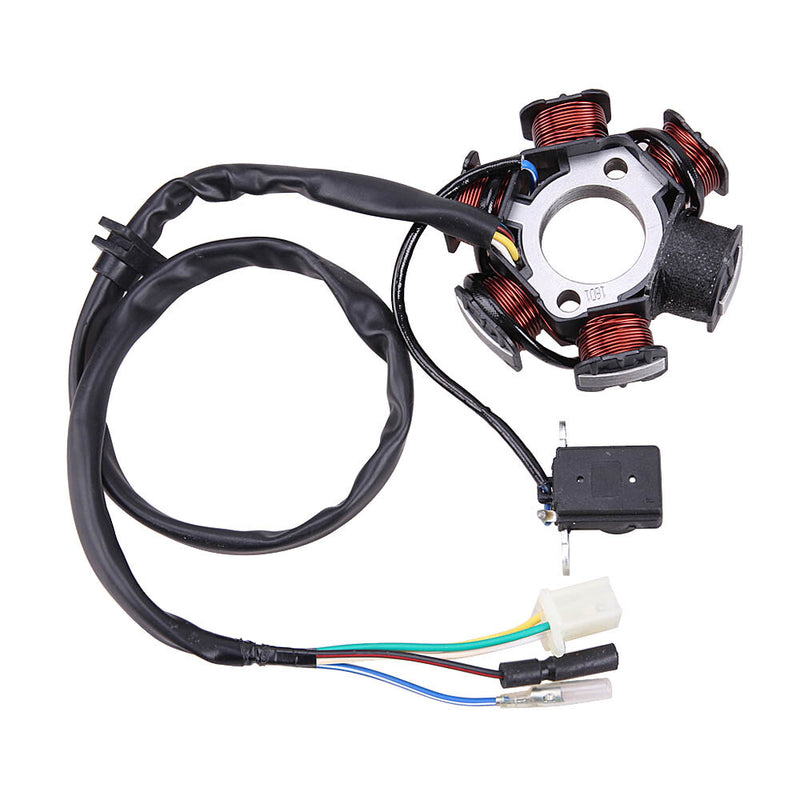 6 Coil 5-Wire Stator Magneto for GY6 50cc 125cc 150cc Scooter Moped ATV