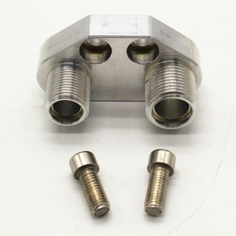 Aluminum Alloy AC Compressor Adapter Fitting with Nuts for Sanden SD7B10 7176