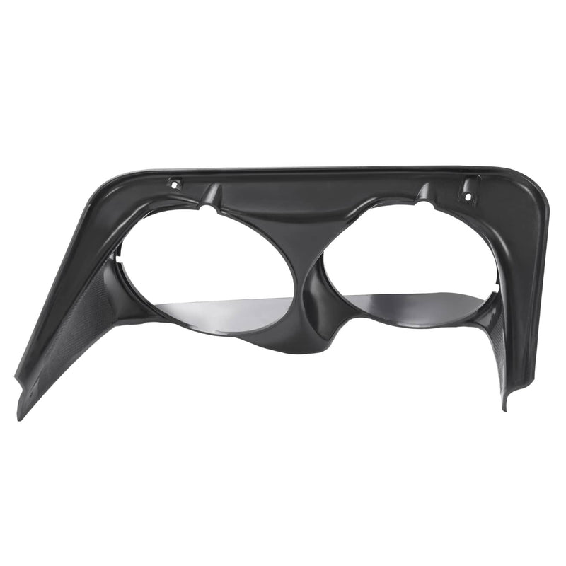 DURAFORCE Black Headlight Bezel Trim Driver Side LH for Chevrolet C3 Corvette 1968-1982