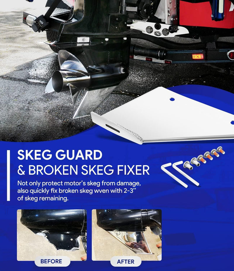 27341 Skeg Guard Safe-Skeg Protector for Mercury Mariner 40-60 HP for Johnson