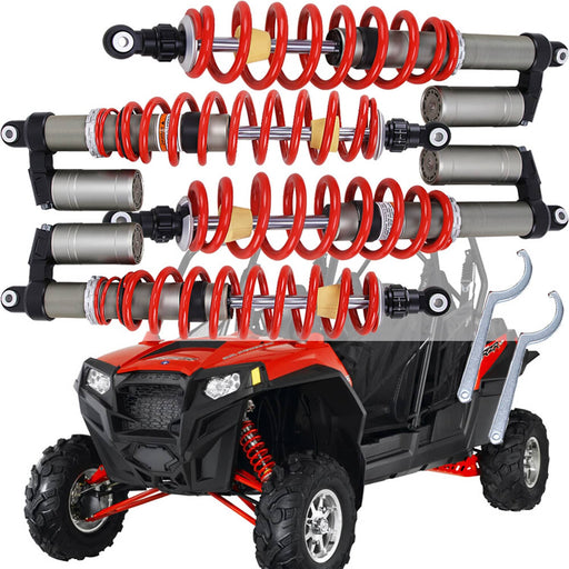 DURAFORCE Stage 5 Performance Adjustable Front Rear Shocks Absorbers for Polaris RZR S 800