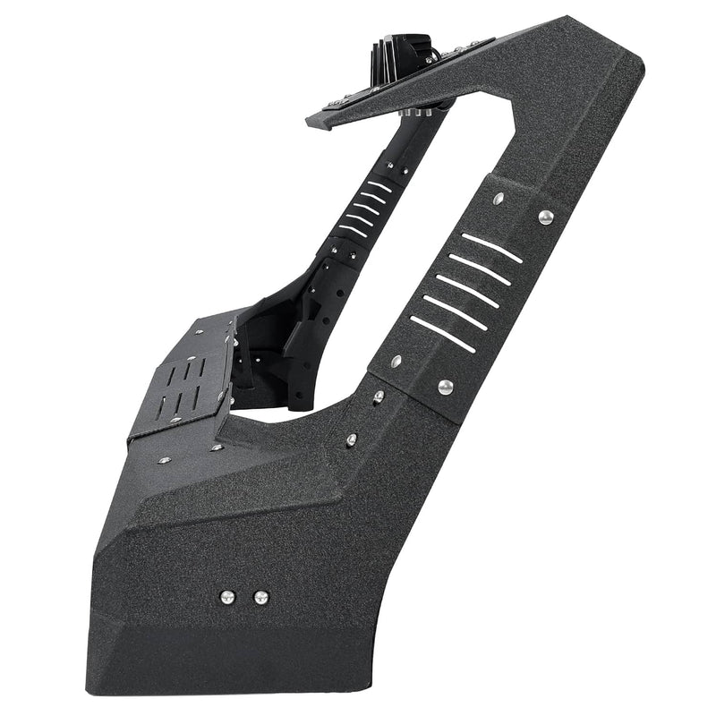 DURAFORCE Steel Armor Windshield Frame Cover Visor Cowl w/LED for Jeep Wrangler JK 2007-18