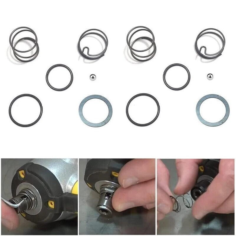 2 SET N078434 Impact Driver Spring Kits with N089668 Steel Ball Fit DCF885