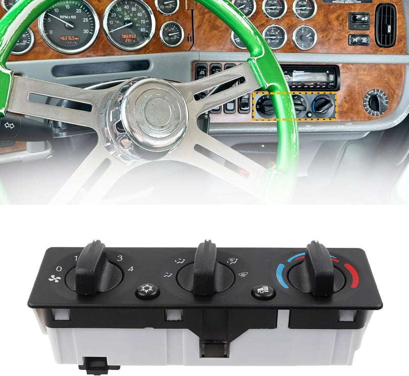 Q21-6119 A/C Climate Control Module Panel for Peterbilt Truck