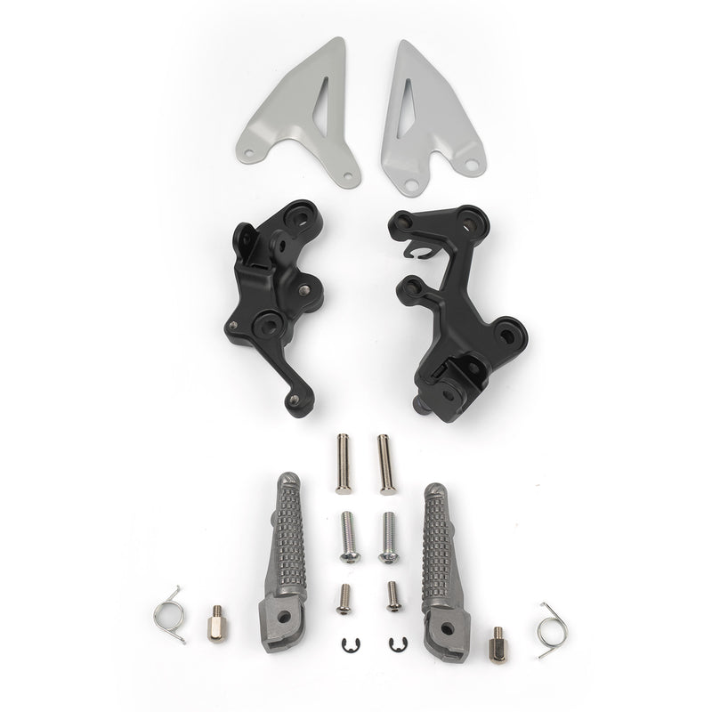 Chrome Front Driver Footrests Bracket for Kawasaki Ninja 400 18-24 Z400 19-24