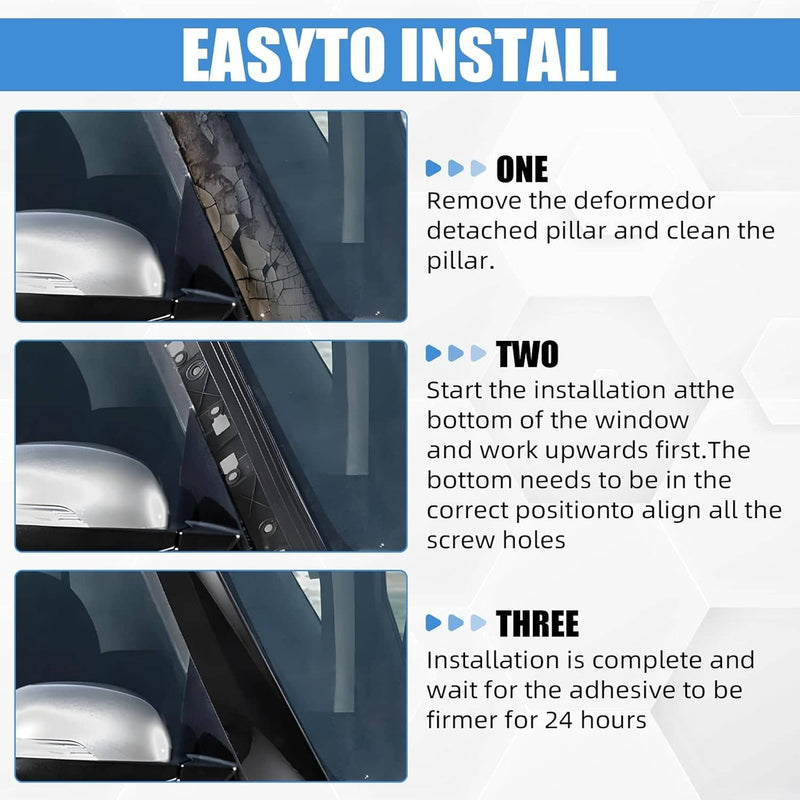 Front Windshield Post Trim Right Left for Mini Cooper R50 R52 R53
