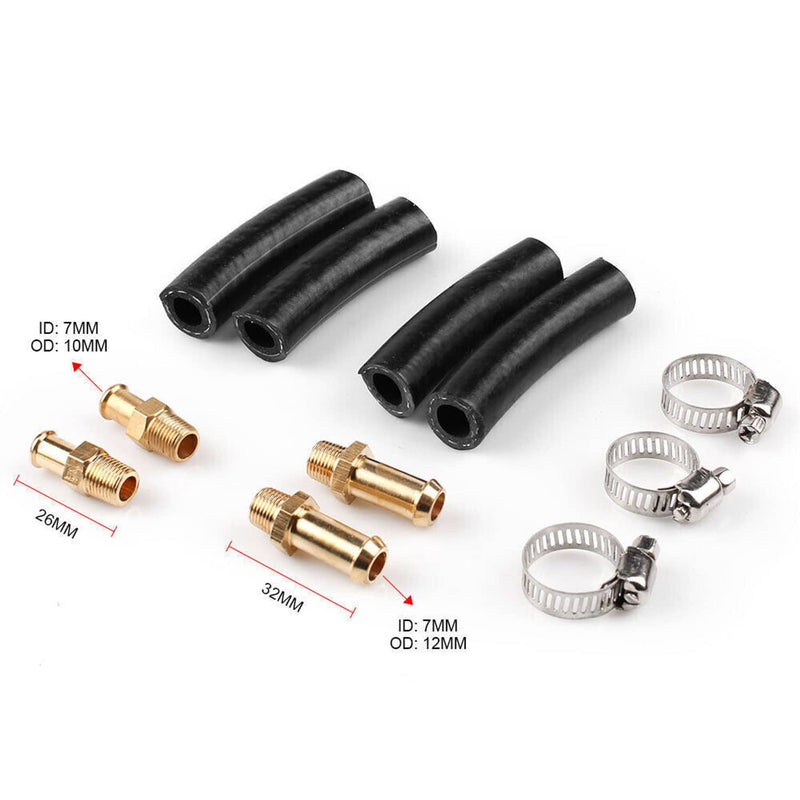 1-6 PSI Adjustable Fuel Pressure Regulator Kit for Carburetor Engine