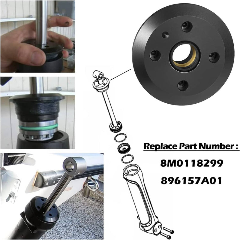 DURAFORCE Verado Trim Cap for Mercury, for Mariner Outboard 225HP 250HP 275HP 300HP 2Pcs