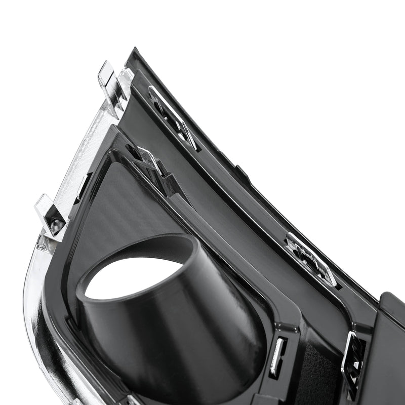 Fog Light Cover Bezel Trim for Chevy Traverse 2013-2017 Left Right Black Chrome