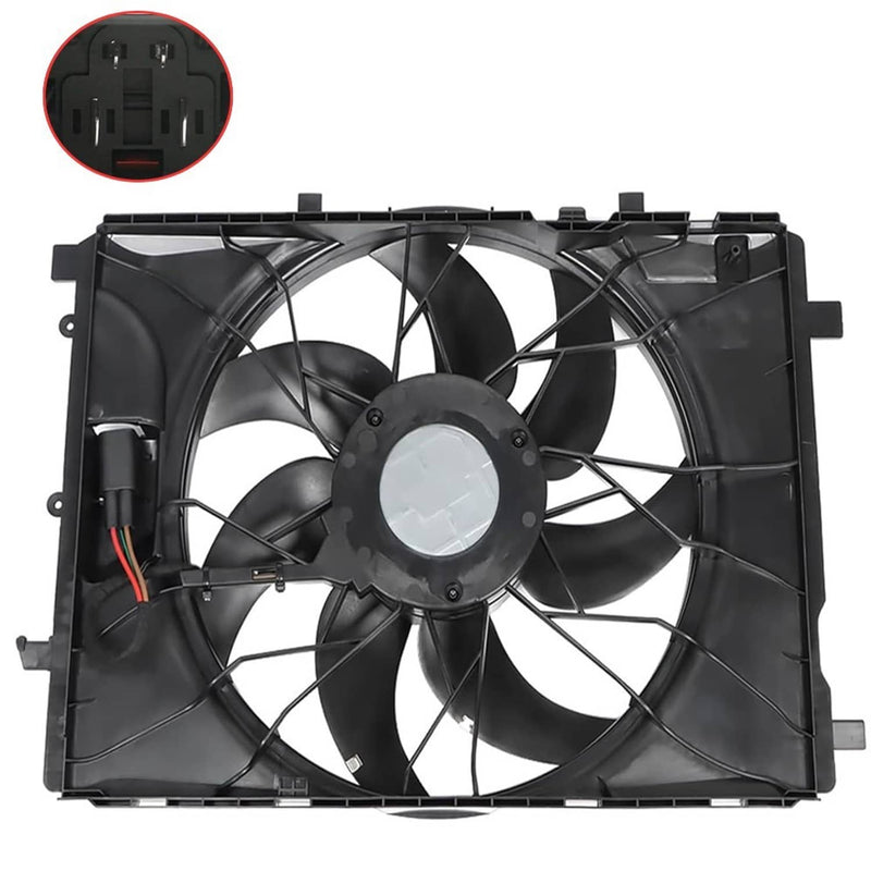 Radiator Cooling Fan for Mercedes-Benz C250 C300 C350 C63 AMG GLK350 2010-2014