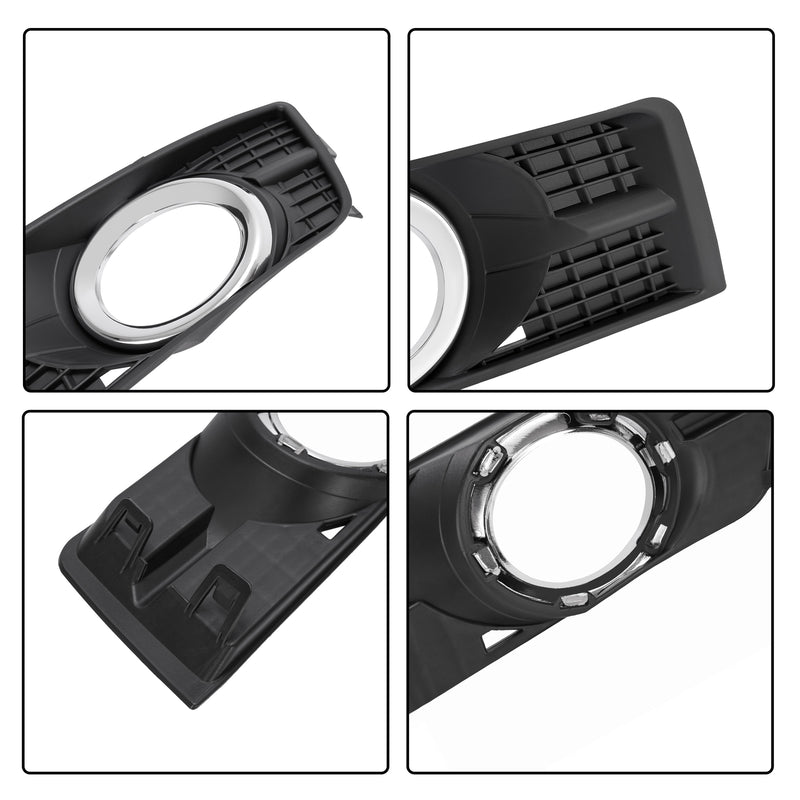 Fog Lights With Bezel Bumper Lamp Cover for Cadillac SRX 2010-2016 Pair