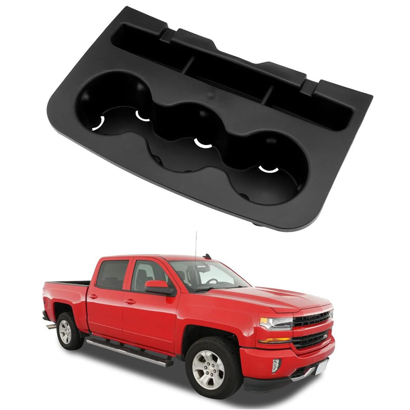 23362989 Front Seat Cup Holder Liner Holds 3 Cups for Chevrolet Silverado Sierra