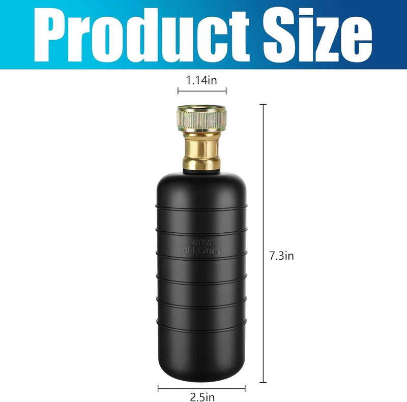DURAFORCE Large Drain Cleaning Bladder Fits 4" To 6" Pipes Rubber Unclogger