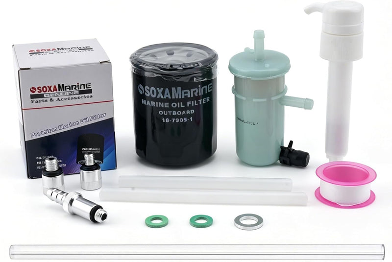 8M0222310 100 Hour Oil Maintenance Kit for Suzuki Outboards 70/75/80/90 HP 4-Str