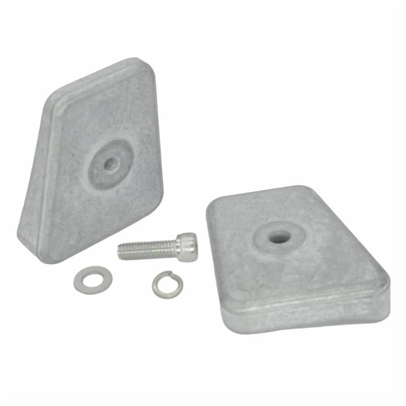 DURAFORCE 434029 Anode Zinc Double Plate for Johnson Evinrude 20HP-35HP 1991-2005