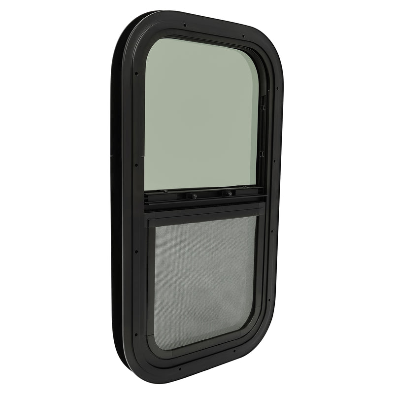Tinted RV Glass Window 12"x22" w Mounting Hardware for Cargo Trailer RV