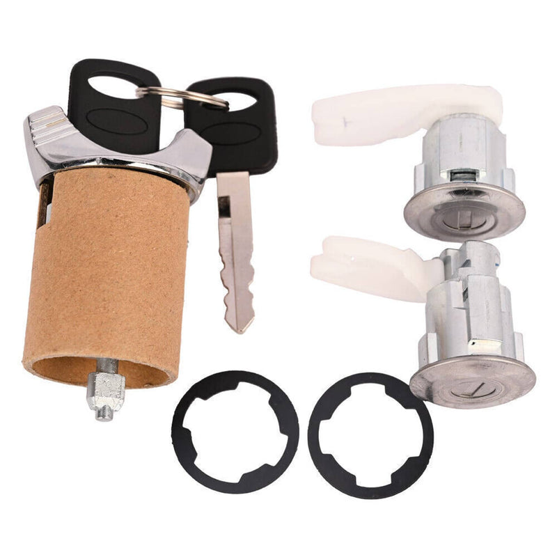 Ignition Door Lock Cylinder Set for Ford Bronco F-150 250 350 Keyed Alike