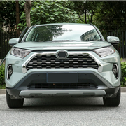 DURAFORCE Front Upper Grille Mesh Cover Trim for Toyota RAV4 2019-2025 ABS Chrome 2x