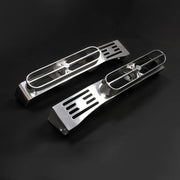 DURAFORCE Silver Front Fender Light Bracket Double JJ Blinker Bar for Peterbilt 389 388