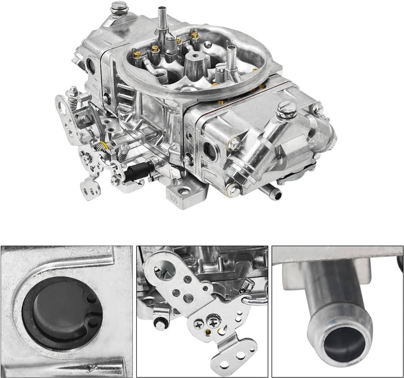 BR-67201 850CFM 4 Barrel Carburetor Double Pumper Mechanical Race Performance