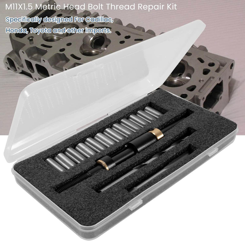 35119S M11x1.5 Head Bolt Thread Repair Kit for Cadillac Honda Toyota GM 4.0/4.2L