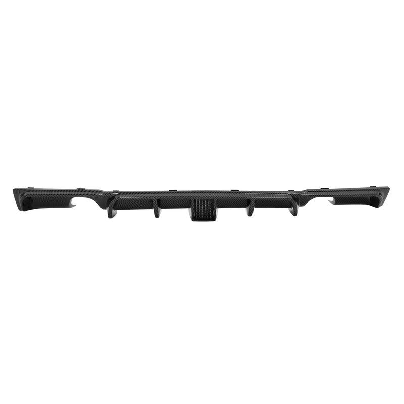 DURAFORCE Rear Bumper Lip Diffuser LED Light for BMW F30 F31 M Sport 2012-18 Carbon Style