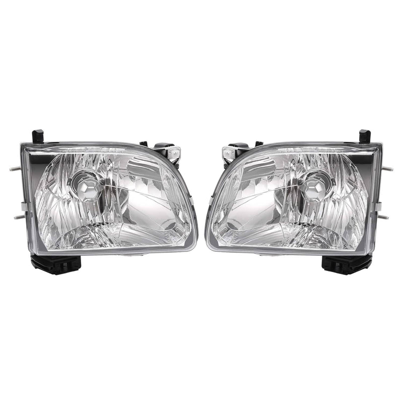 DURAFORCE Headlights Headlamps W/Bulb Driver Passenger for Toyota Tacoma 2001-2004
