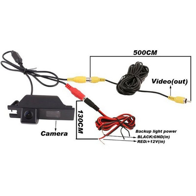 Car Rear View Reverse Backup Camera for Mitsubishi Lancer Evolution 2007-2014