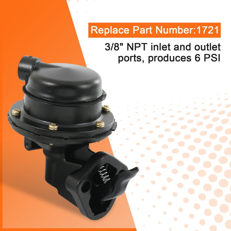 1721 Performer RPM 6 PSI Mechanical Fuel Pump for Chevrolet SBC