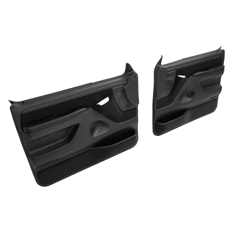DURAFORCE Inner Door Panels for Ford F150 F250 F350 1992-97 Bronco 1992-96 Black Pair