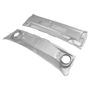 DURAFORCE Upper & Lower Windshield Cowl Panel Wiper Powder Coated for Ford Mustang 67-68