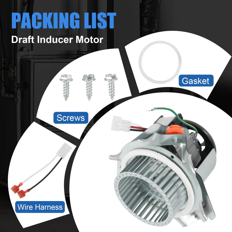 HC21ZE127A Draft Inducer Motor Assembly for Jakel Carrier Bryant 326628-763