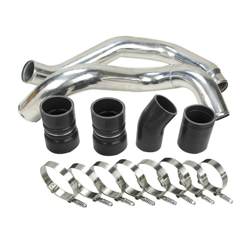 Silver Intercooler Pipe Boot Kit for 2003-2007 Ford 6.0L Powerstroke Diesel