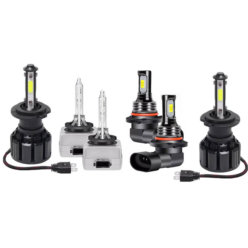 Cadillac Escalade LED HID Headlight Fog Light 6 Bulbs for 2007-2008