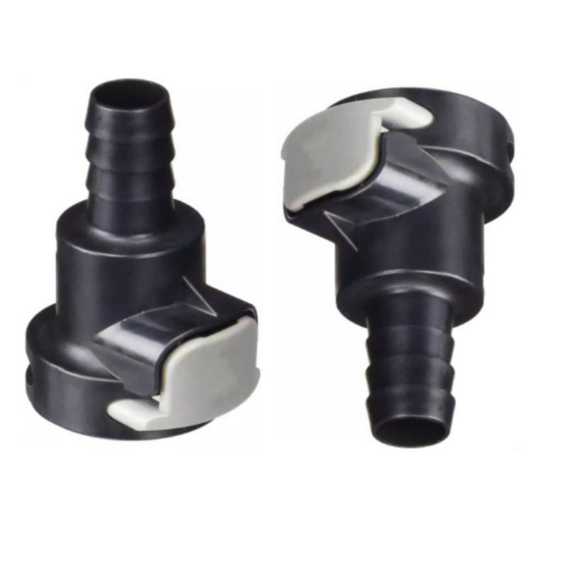 DURAFORCE 8838HF6 Universal Sprayless Marine Fuel Connector Female for 1/4 NPT 2pcs