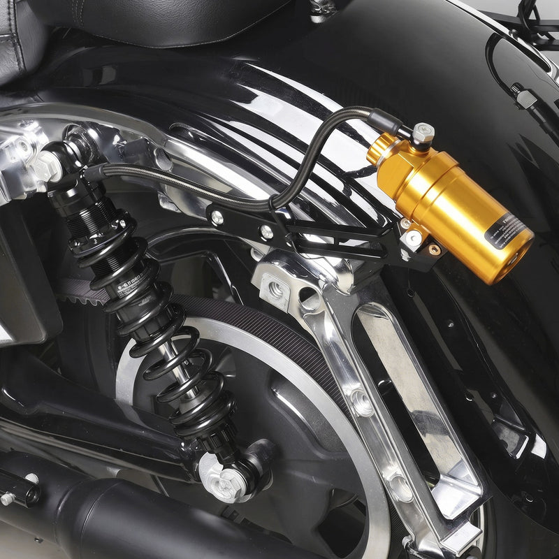 13" Adjustable Remote Reservoir Rear Shocks Set for Harley Road Glide