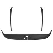 DURAFORCE Rear Inner Window Trim Set for Chevrolet Corvette Coupe Black 1984-1996