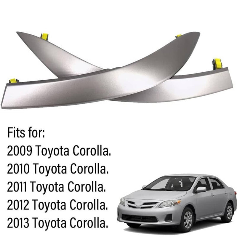 Dashboard Strip Trim Left+Right Upper Side Central for Toyota Corolla 2009-2013