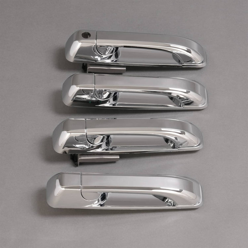 DURAFORCE Chrome Door Handle for Dodge Ram 1500 2009-24 2500 11-24 Front Rear